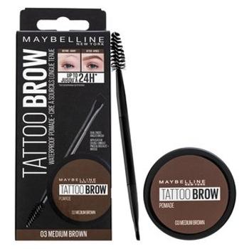 Maybelline Tattoo Brow 03 Medium Brown gél na obočie 2v1