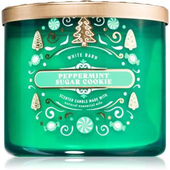 Bath & Body Works Peppermint Sugar Cookie vonná sviečka 411 g