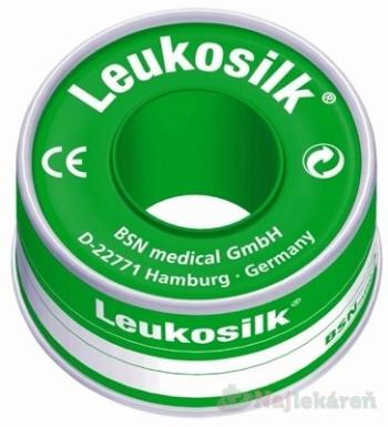 LEUKOSILK náplasť na cievke, 2,5cmx5m 1ks