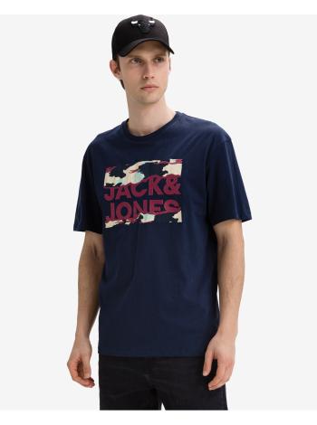 Tričká s krátkym rukávom pre mužov Jack & Jones - modrá