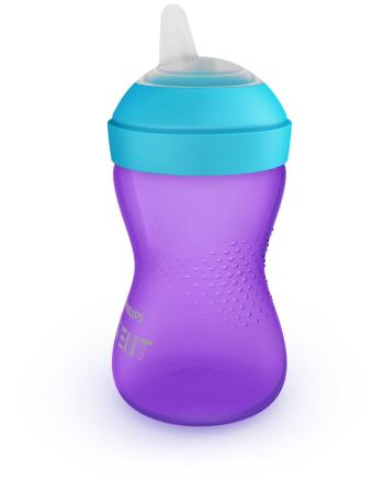 Philips Avent netekoucí hrníček s měkkým pítkem 300 ml fialový