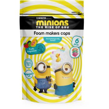 Minions The Rise of Gru Bath farebné šumivé tablety do kúpeľa 3y+ Lime, Strawberry, Orange 6x20 g