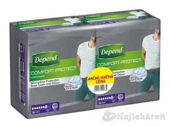 DEPEND NORMAL pre mužov DUOPACK, naťahovacie nohavičky (veľ. S/M) 2x10ks