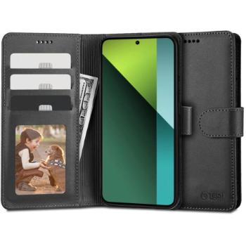 Tech-Protect Wallet knižkové puzdro na Xiaomi Redmi Note 13 Pro 5G / Poco X6 5G, čierne