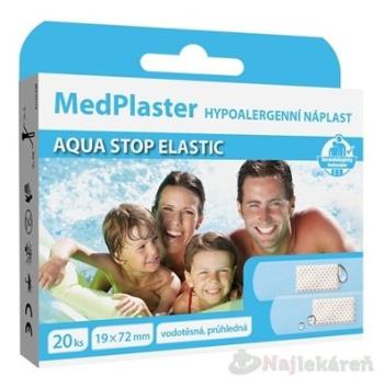 MedPlaster Náplasť AQUA STOP ELASTIC  vodeodolná s vankúšikom 20ks