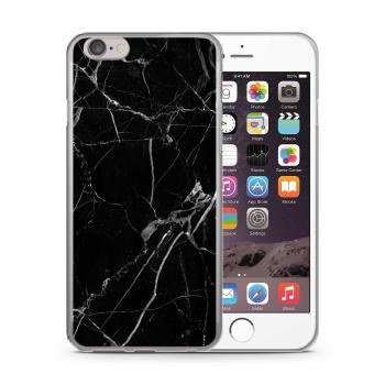 MY ART kryt Apple iPhone SE 2022 / 2020 / 7 / 8 BLACK MARBLE (142)