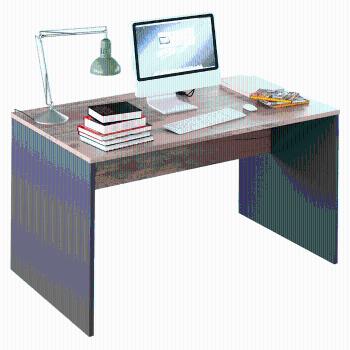 Písací stôl, grafit/dub artisan, RIOMA TYP 11 P1, poškodený tovar