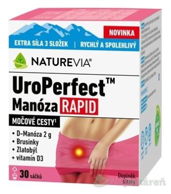 SWISS NATUREVIA UroPerfect Manóza RAPID na  močové cesty 30 ks