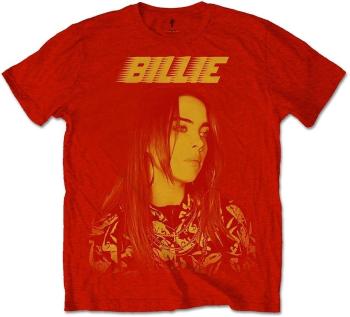 Billie Eilish Tričko Racer Logo Jumbo Red XL