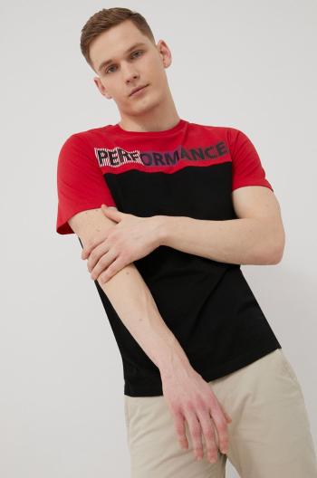 Bavlnené tričko Produkt by Jack & Jones červená farba, s potlačou