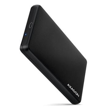 AXAGON EE25-SLC, screwless SLIDE box 2.5 HDD/SSD, SuperSpeed USB-C 5 Gbps