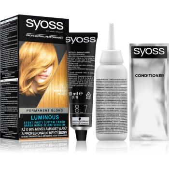 Syoss Color permanentná farba na vlasy odtieň 8-7 Honey Blond 1 ks