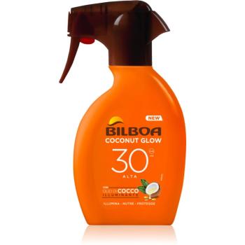 Bilboa Coconut Glow opaľovací sprej SPF 30 200 ml