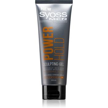 Syoss Men Power Hold tvarujúci gél s extra silnou fixáciou 250 ml