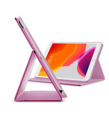 Pouzdro se stojánkem Cellularline Folio pro Apple iPad 10,2" (2019/2020), růžové