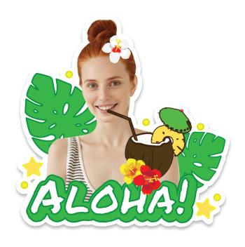 Personal Personalizovaný zápich na tortu -  Aloha