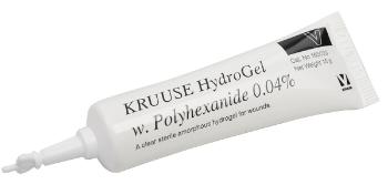 HydroGel KRUUSE s polyhexanidom 0,04% sterilný gel na hojenie rán u zvierat 15g