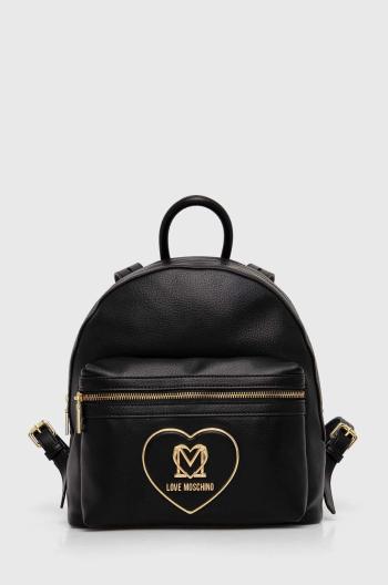 Ruksak Love Moschino dámsky, čierna farba, malý, jednofarebný, JC4123PP1LLB0000