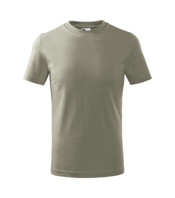 MALFINI Detské tričko Basic - Svetlá khaki | 158 cm (12 rokov)