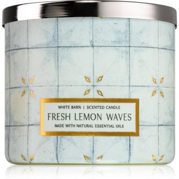 Bath & Body Works Fresh Lemon Waves vonná sviečka 411 g