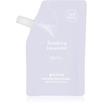 HAAN Hand Care Soothing Lavander čistiaci sprej na ruky s antibakteriálnou prísadou náhradná náplň 100 ml