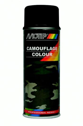 MOTIP - Camouflage sprej 400 ml ral 9021 - čierna dechtová