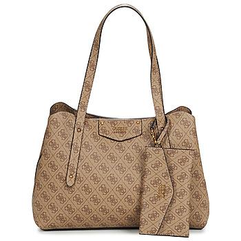 Guess  Kabelky ECO BRENTON GIRLFRIEND SATCHEL  Čierna