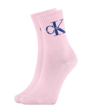 CALVIN KLEIN - CK jeans logo pink ponožky-UNI