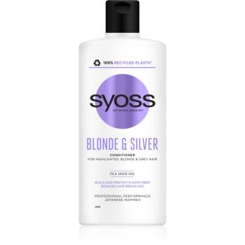 Syoss Blonde & Silver kondicionér pre blond a šedivé vlasy 440 ml