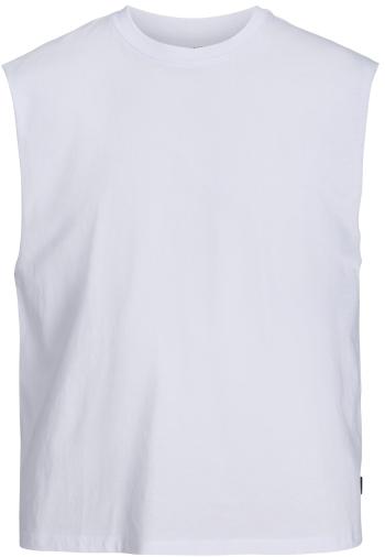 Jack&Jones Pánske tielko JORGRAND Oversized Fit 12253996 Bright White S