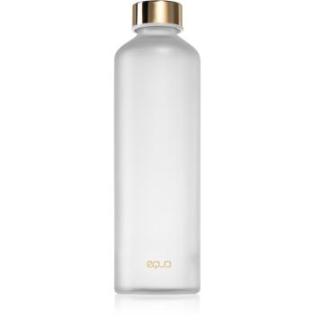 Equa Mismatch sklenená fľaša na vodu farba Velvet White 750 ml