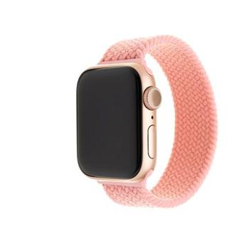 FIXED Elastic Nylon Strap pre Apple Watch 42/44/45/Ultra 49mm veľkosť L ružový (FIXENST-434-L-PI)