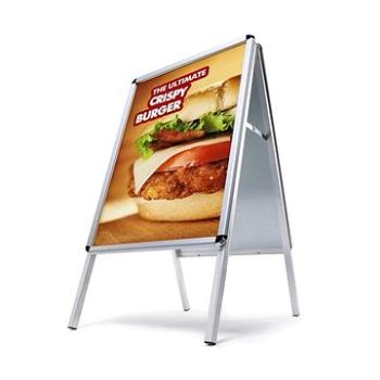 JANSENDISPLAY Reklamné áčko s oblými rohmi, 70 × 100 cm (ZP70x100R32ME)