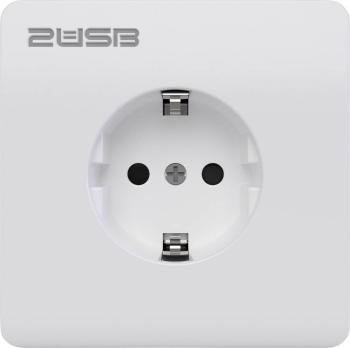 2USB 2U-449177 1-násobný zásuvka do steny  s USB IP20 biela