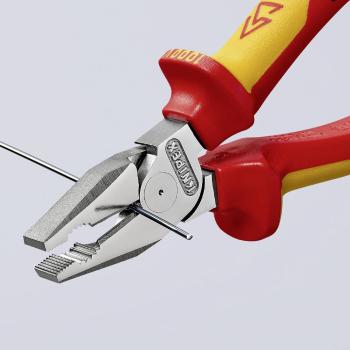 Knipex 02 06 200 VDE silové kombinované kliešte 200 mm DIN ISO 5746, DIN EN 60900