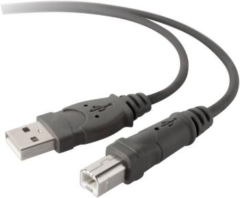 Belkin #####USB-Kabel USB 2.0 #####USB-A Stecker, #####USB-B Stecker 3.00 m sivá