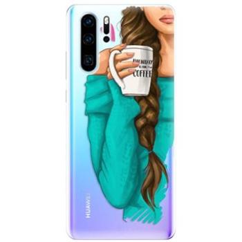 iSaprio My Coffe and Brunette Girl pre Huawei P30 Pro (coffbru-TPU-HonP30p)
