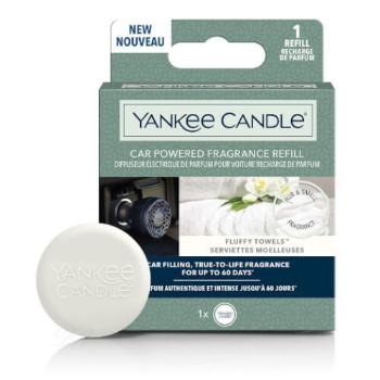 Yankee Candle Náplň do difuzéra do zásuvky auta Car Powered Fluffy Towels 1 ks