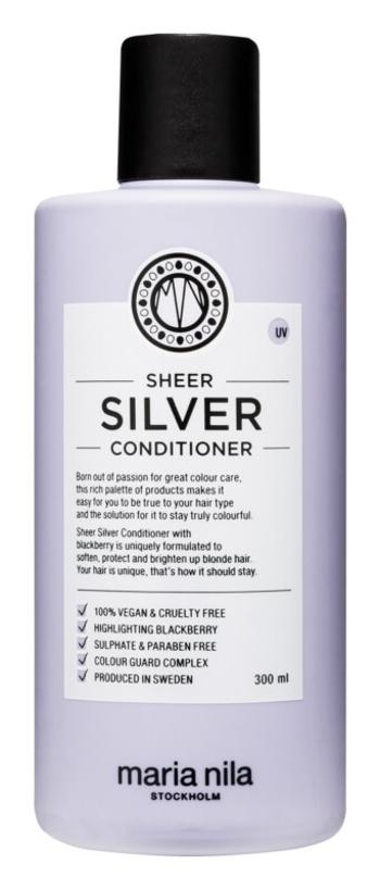 Maria Nila Hydratačný kondicionér neutralizujúce žlté tóny vlasov Sheer Silver (Conditioner) 100 ml