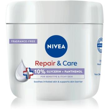 NIVEA Repair & Care Sensitive výživný regeneračný krém pre suchú a citlivú pokožku 400 ml