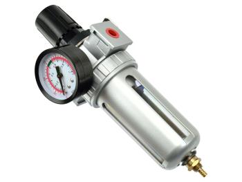 Regulátor tlaku s filtrem a manometrem, max. prac. tlak 10bar