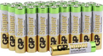 GP Batteries Super mikrotužková batérie typu AAA  alkalicko-mangánová  1.5 V 24 ks