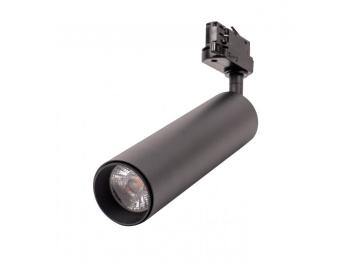 LED Solution Čierny lištový LED reflektor 7W 3F Premium Farba svetla: Studená biela 355