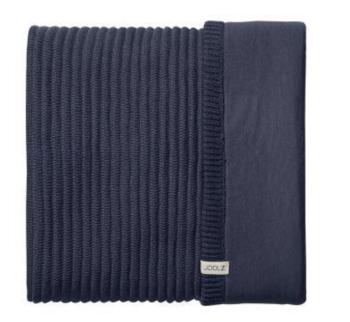 JOOLZ Essentials pletená rebrovaná deka 75 x 100 cm Blue