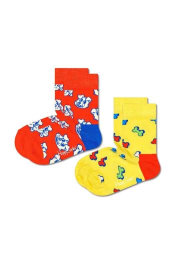 Detské ponožky Happy Socks Kids Dog & Bone 2-pak