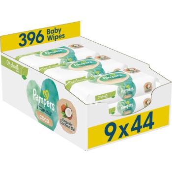 Pampers Harmonie Coconut Pure vlhčené čistiace obrúsky pre deti