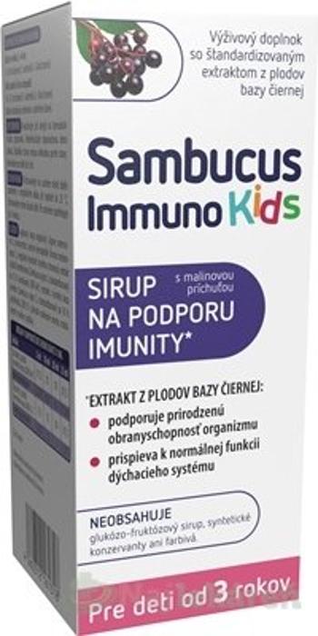 Sambucus Immuno Kids, malinový sirup, 120 ml