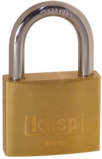 Kasp K12025LO visiaci zámok 25 mm zámky s rôznymi kľúčmi   zlatožltá na kľúč
