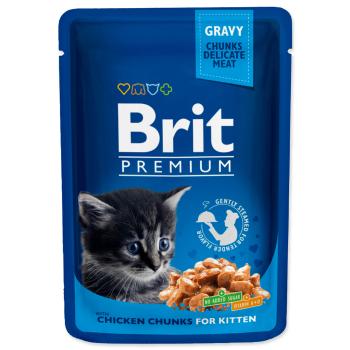 BRIT PREMIUM KAPSICKA KITTEN CHICKEN CHUNKS 100G (293-100274)