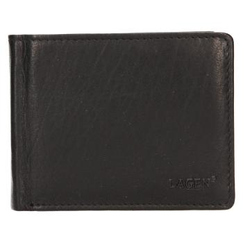 Lagen Pánska peňaženka kožená 6536 Čierna
